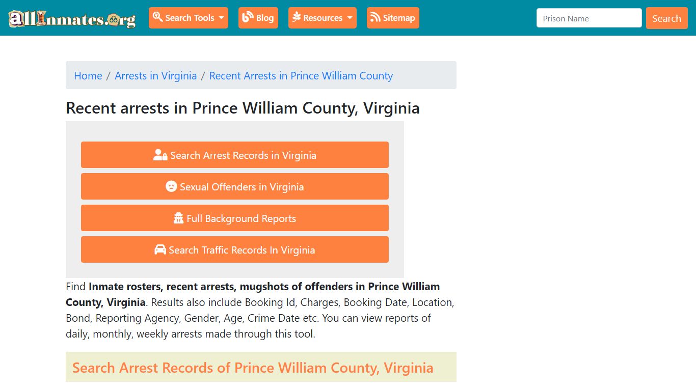 Recent arrests in Prince William County, Virginia | Mugshots, Rosters ...