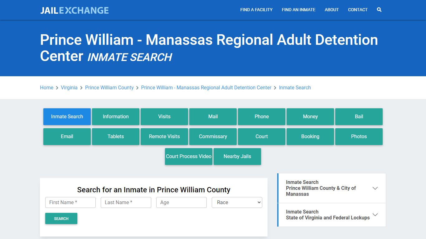 Prince William - Manassas Regional Adult Detention Center